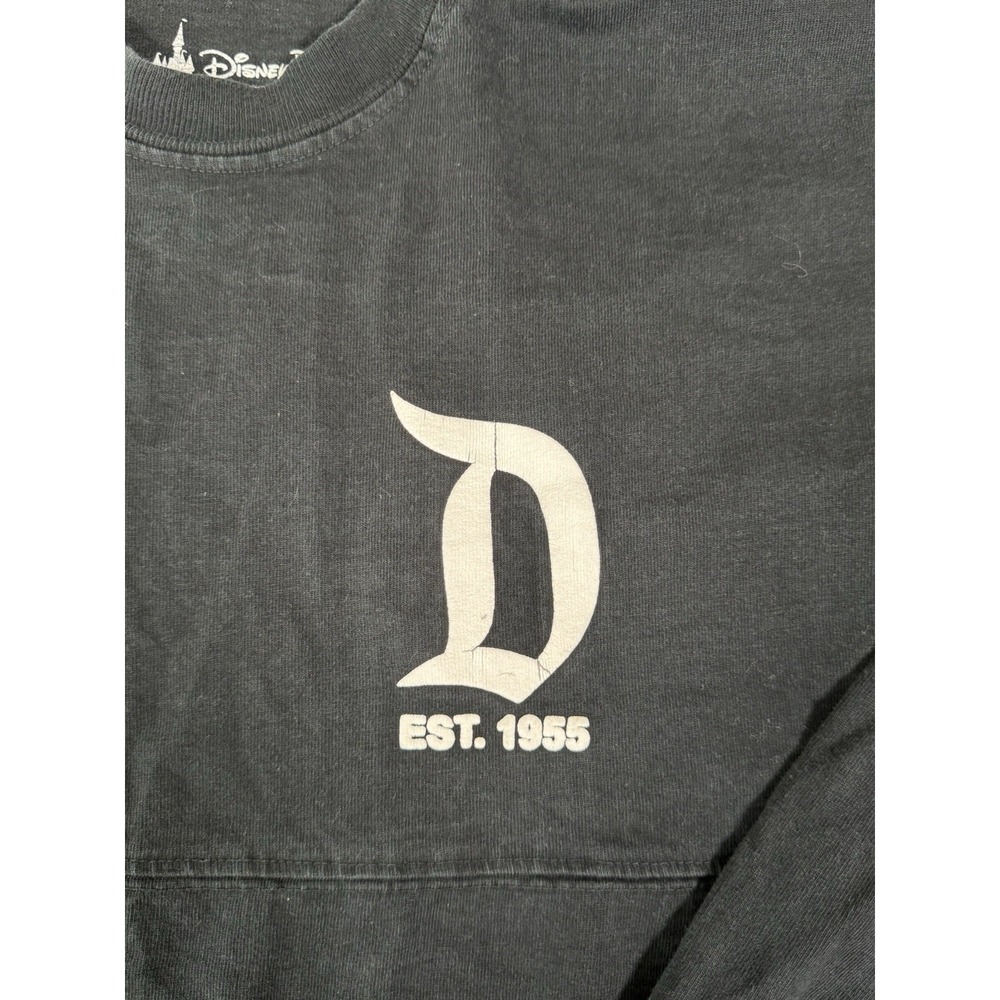 Disneyland Spirit Jersey Adult XS Black Long Sleeve Resort Park Disney Shirt - Picture 5 of 13